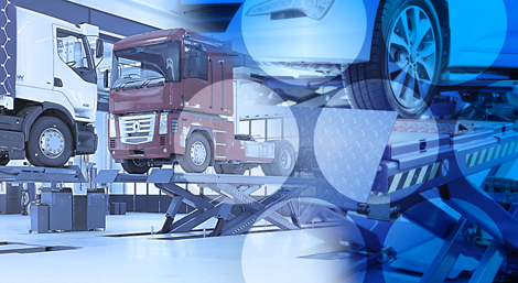 Hydraulic lifts for equipment