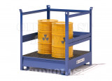 Stackable container with collection tank - open on all four sides Gidrolast CAV001