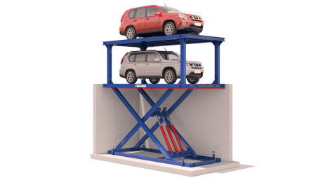 Underground parking lift