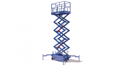 Scissor lift with electrical pulling