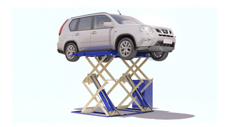 Scissor lifts in-ground installation